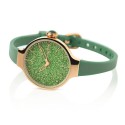 Hoops Orologio Chèrie Glitter Gold Verde