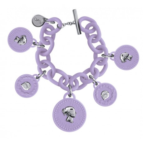 Ops!Objects Bracciale Tresor 5 Monete Viola